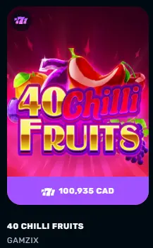 40 Chilli Fruits
