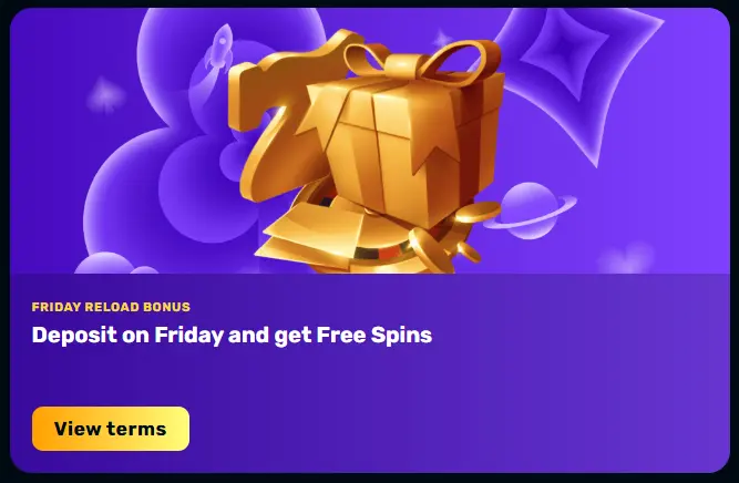 Friday Reload Bonus with RocketPlay Free Spins